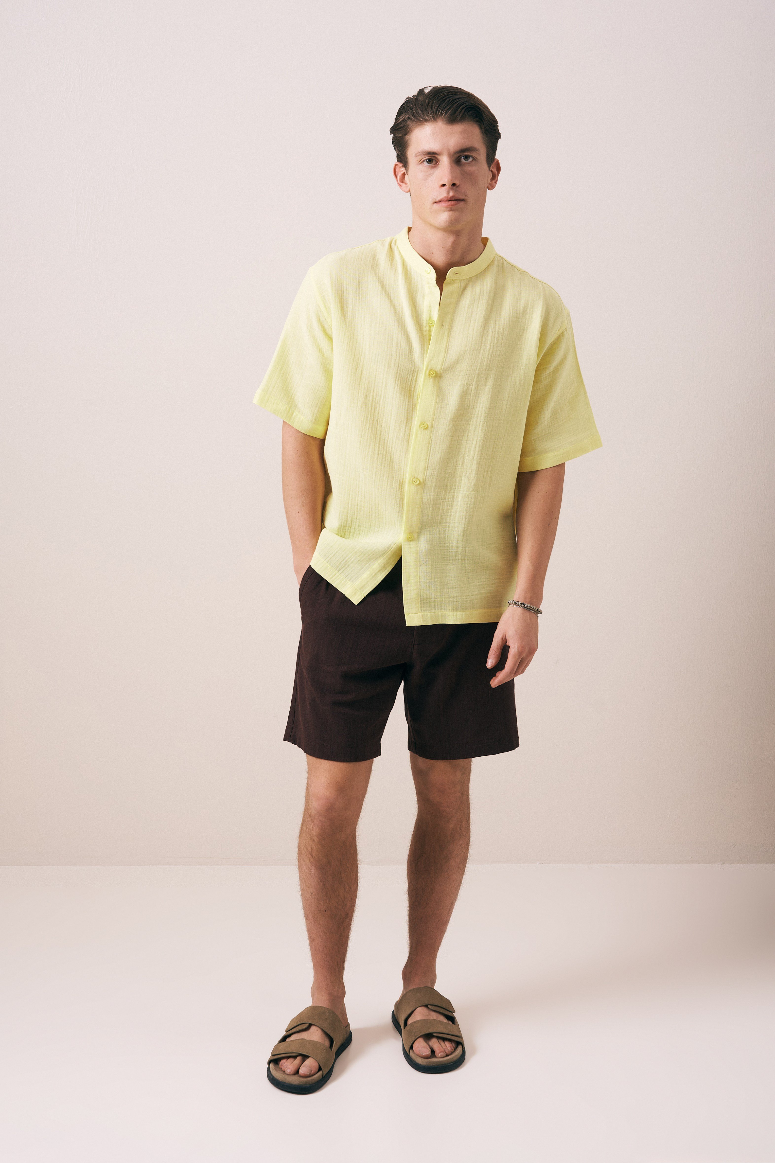 OVERSIZE FIT PAMUKLU GÖMLEK