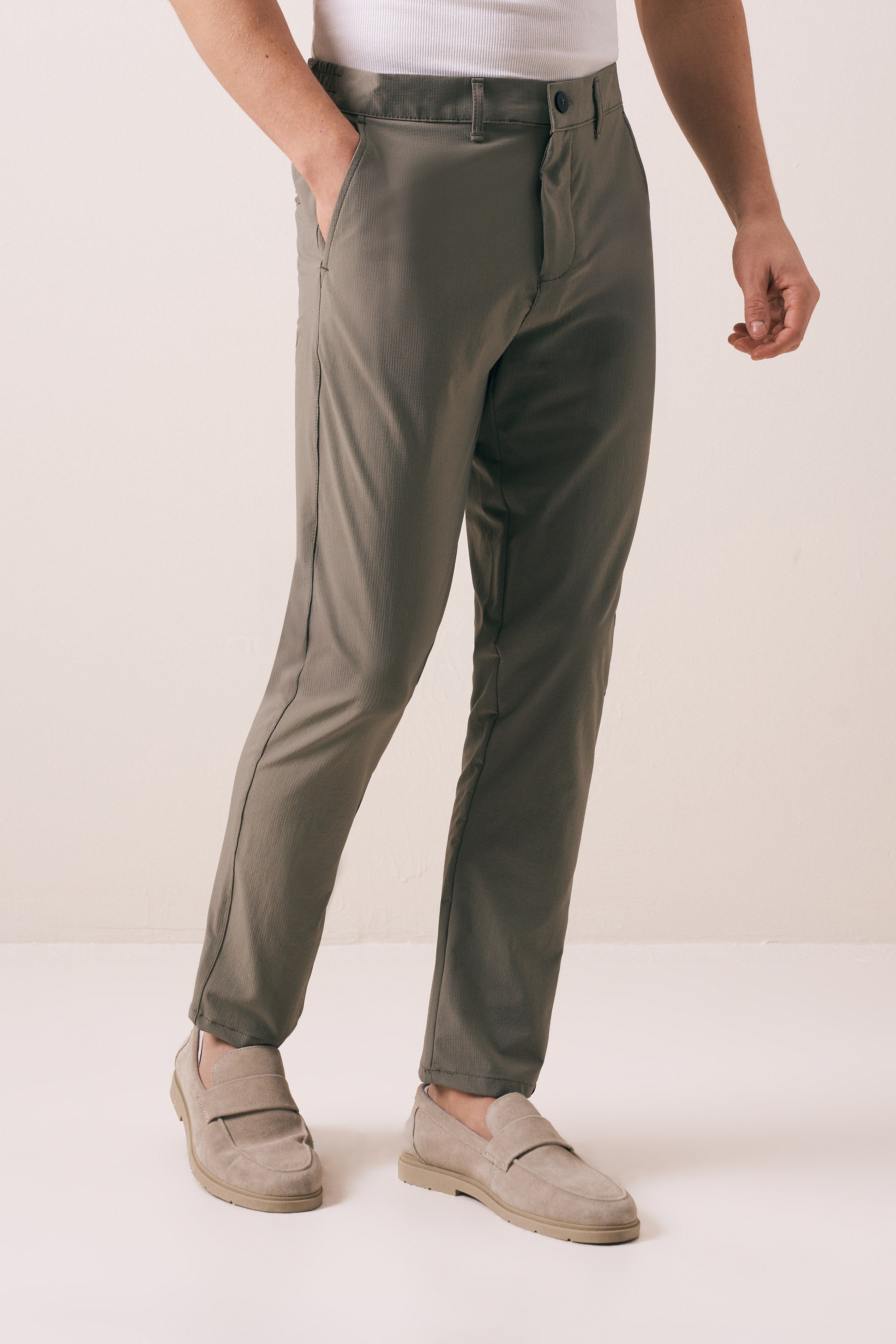 RAHAT DOKULU SLIM FIT PANTOLON