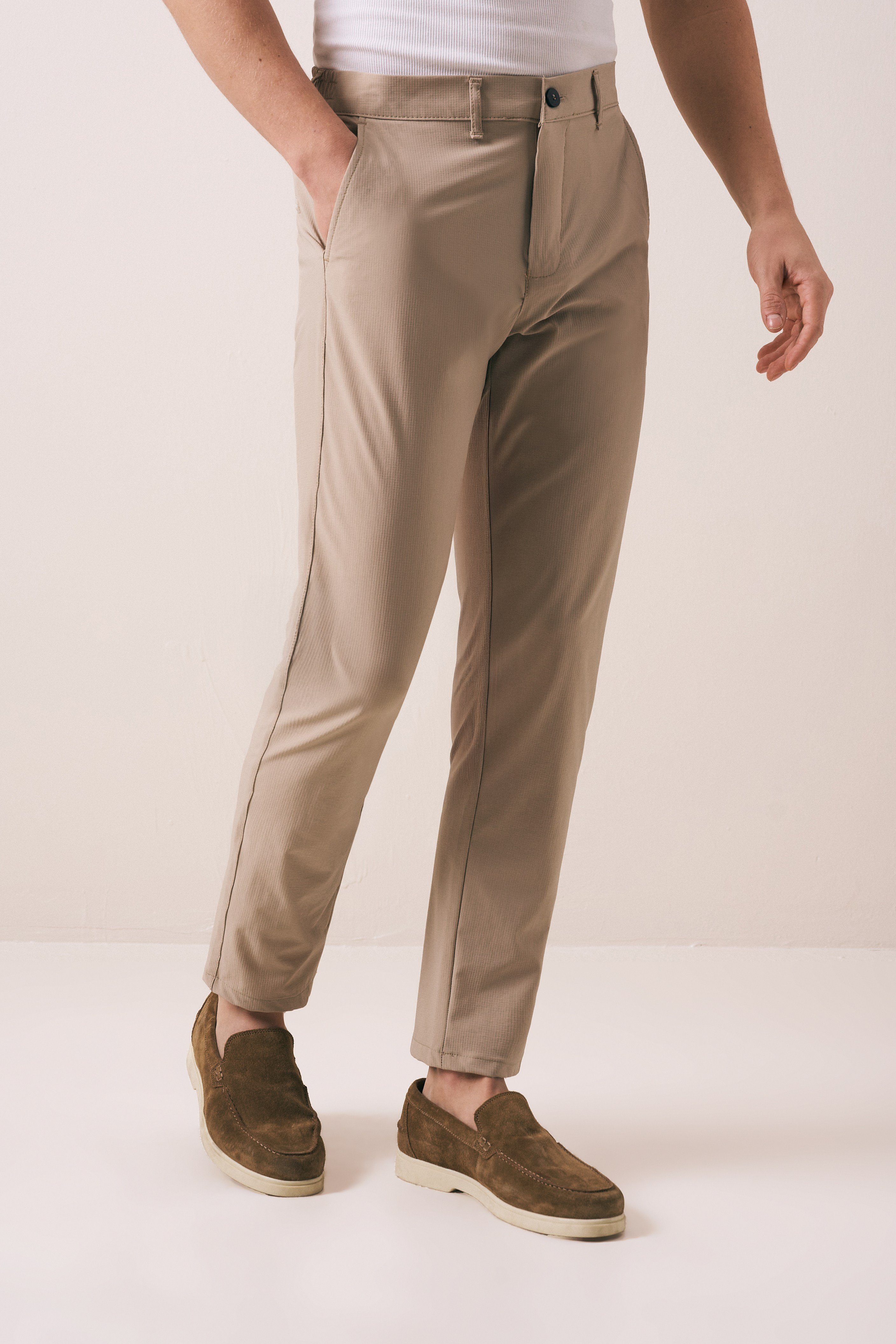 RAHAT DOKULU SLIM FIT PANTOLON