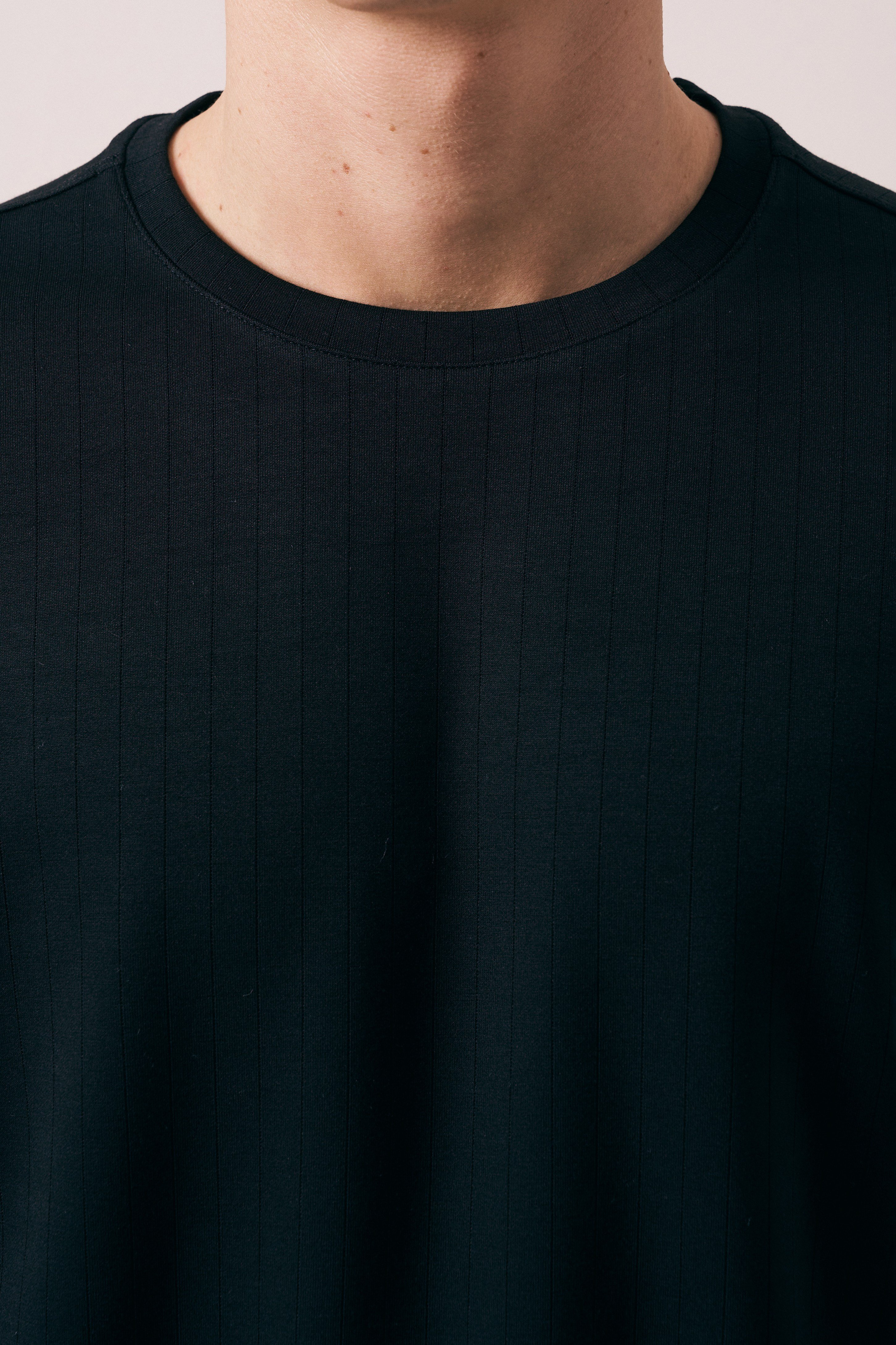 REGULAR FIT ÇİZGİLİ OYSHO ERKEK T-SHIRT