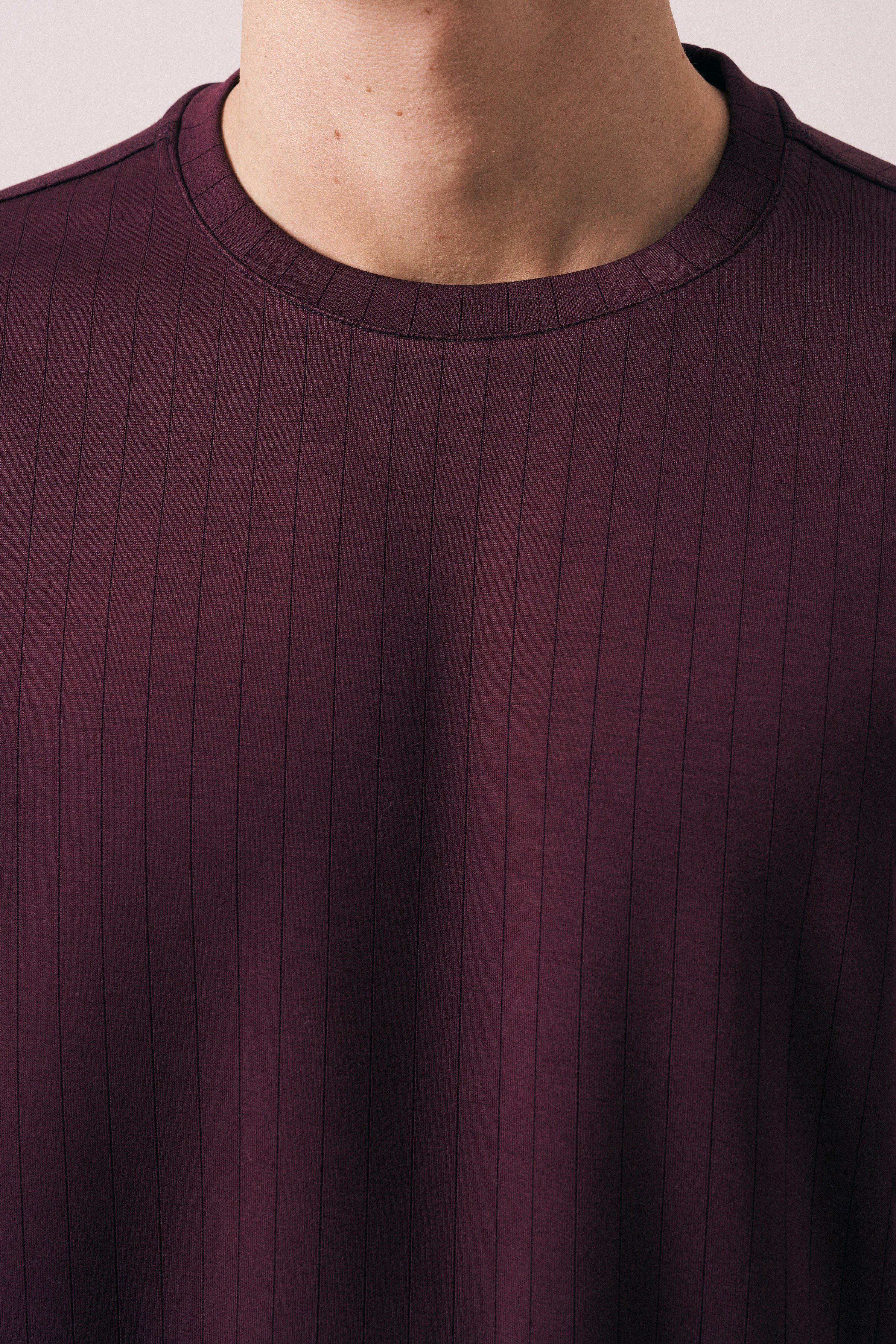 REGULAR FIT ÇİZGİLİ OYSHO ERKEK T-SHIRT