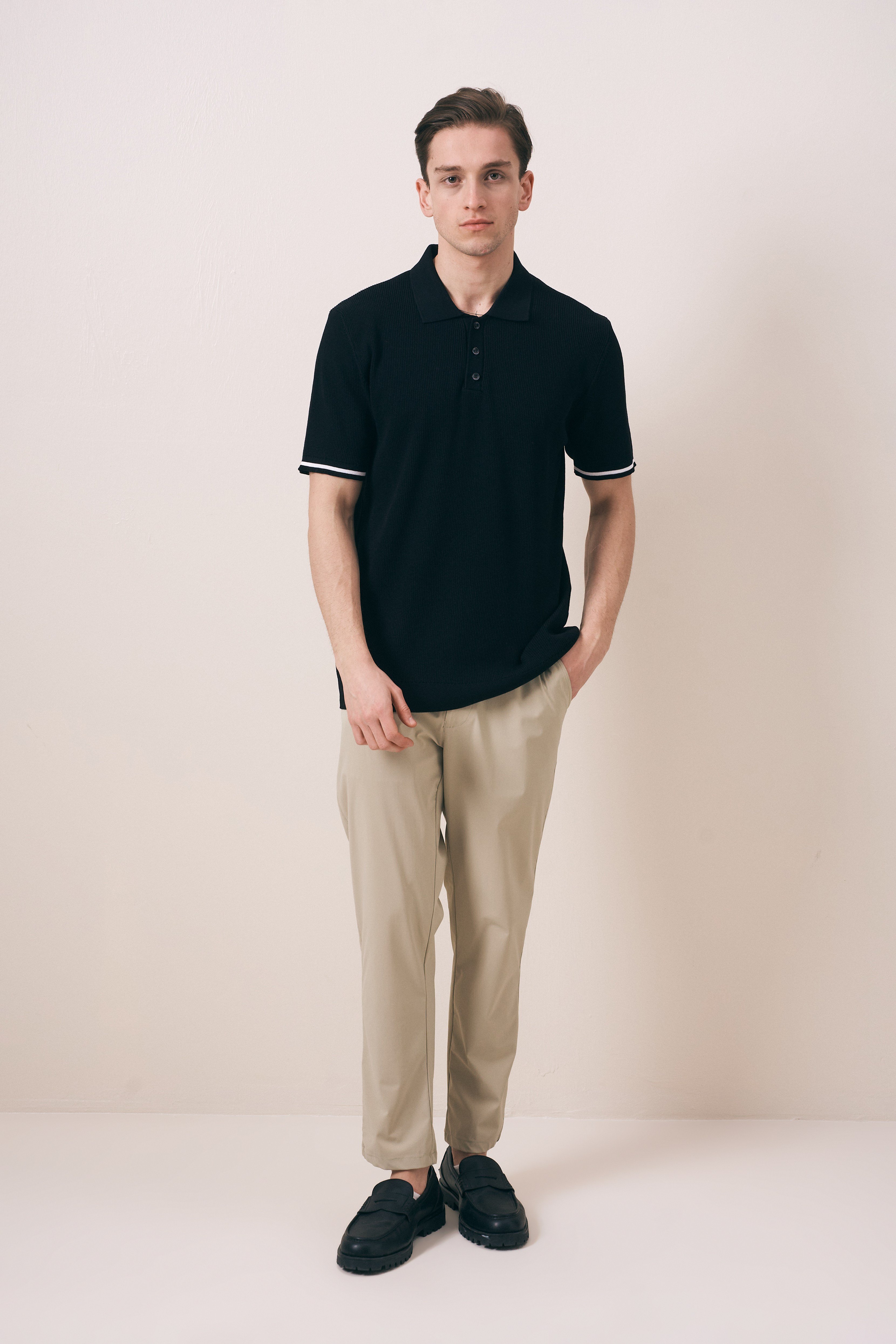 REGULAR FIT DÜĞMELİ POLO TRİKO T-SHIRT