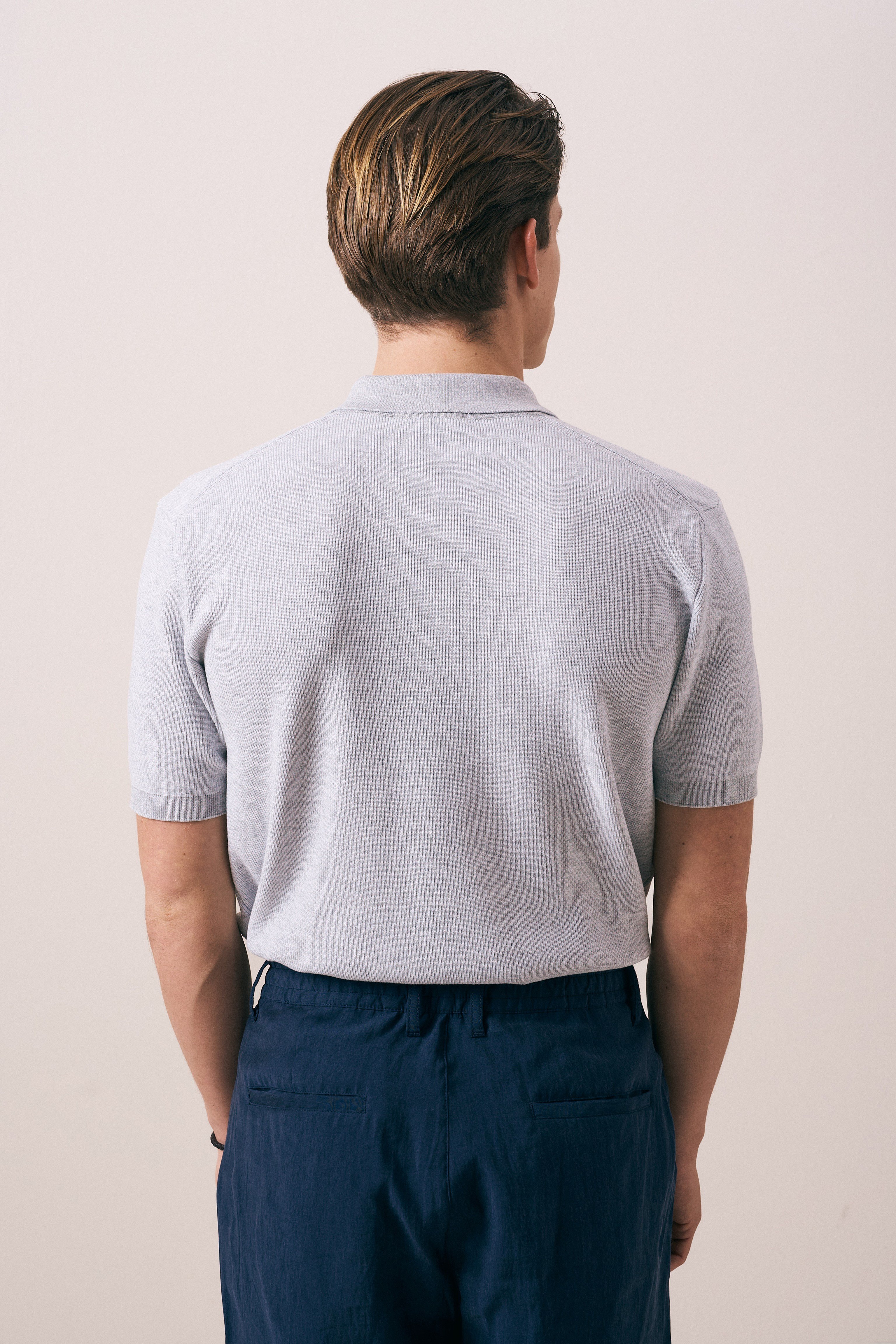 REGULAR FIT FERMUARLI POLO TRİKO T-SHIRT
