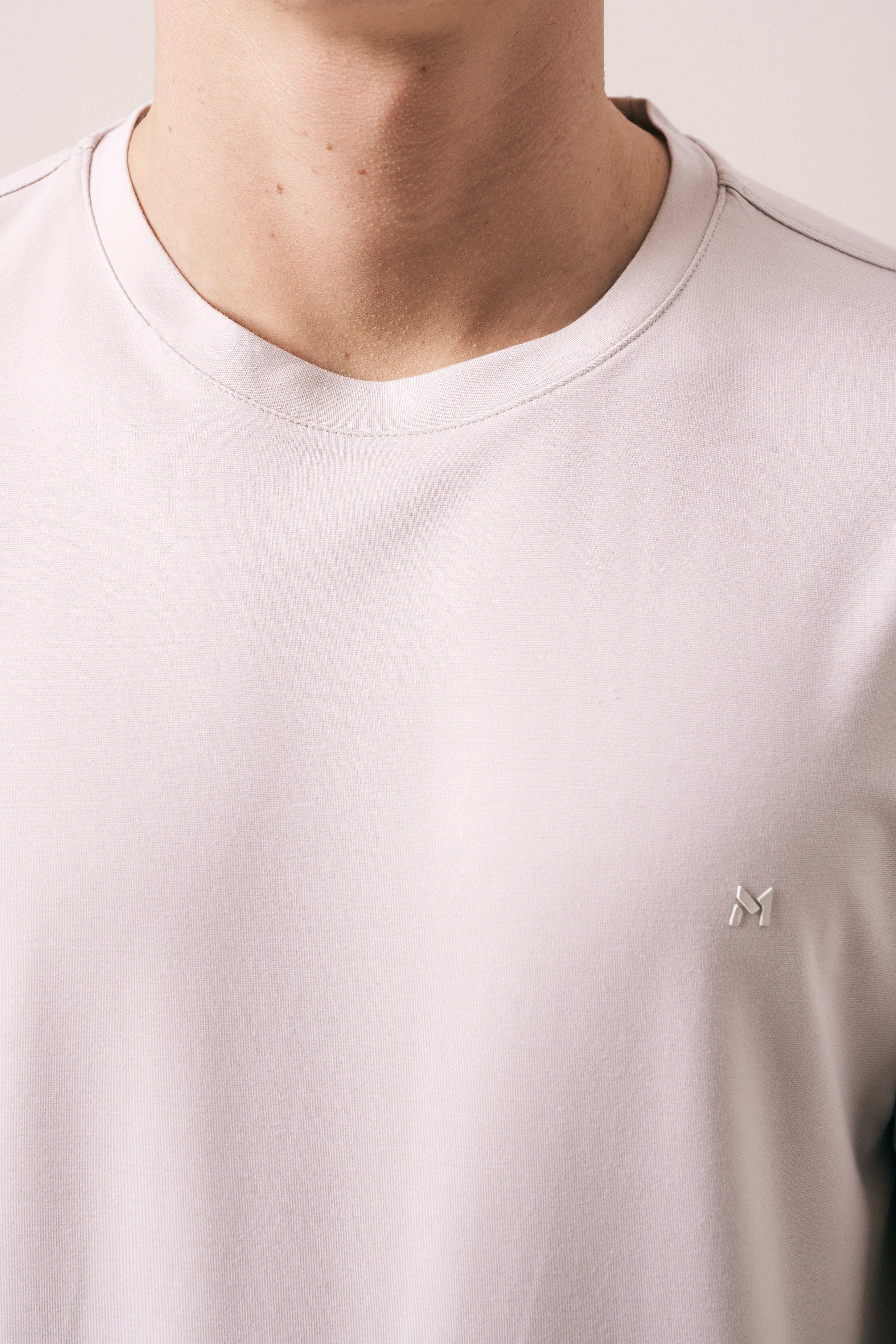 REGULAR FIT MODAL KISA KOL T-SHIRT