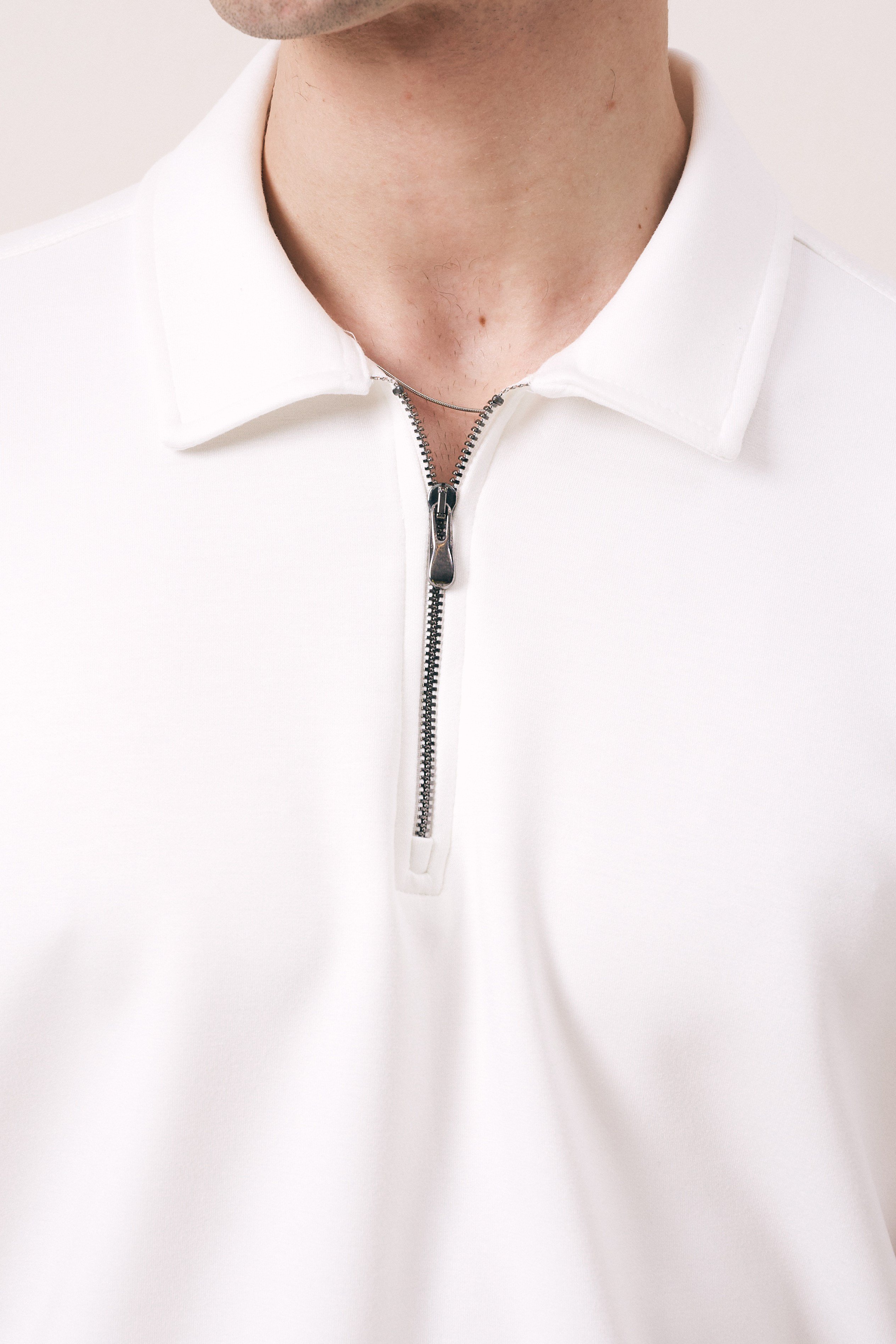 REGULAR FIT OYSHO FERMUARLI POLO T-SHIRT
