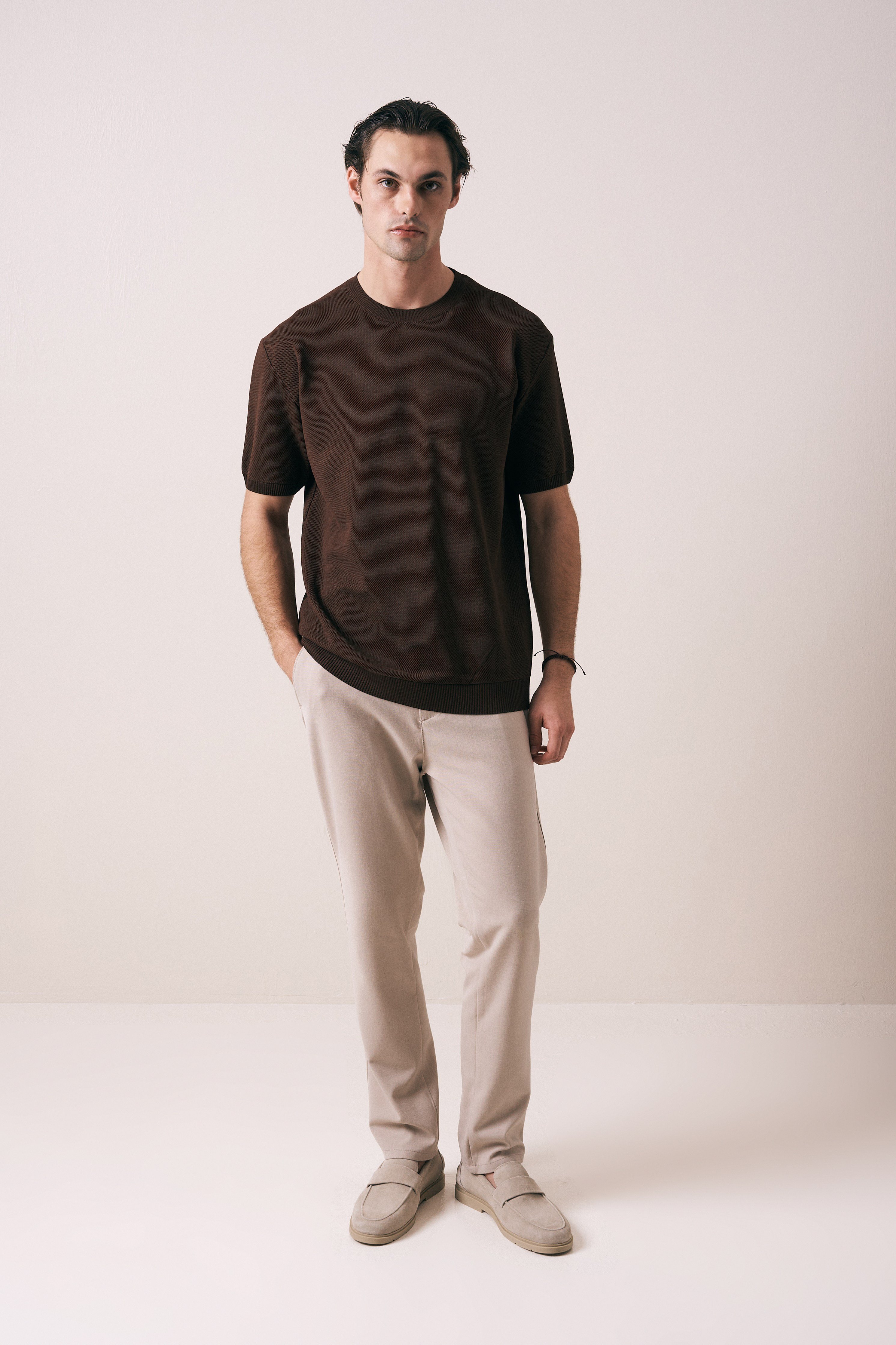 REGULAR FIT TRİKO T-SHIRT