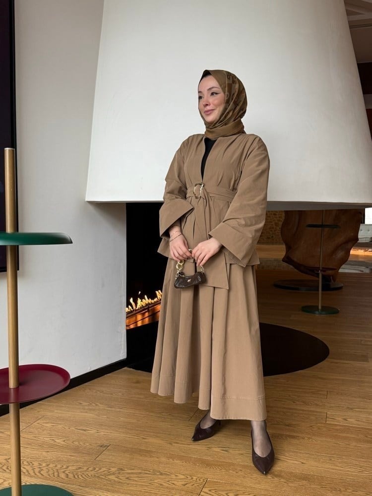 Lina Belted Takım | Vizon