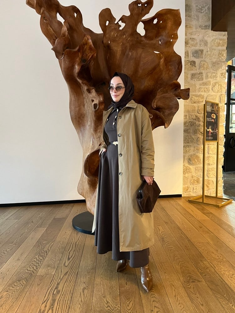 Retroline Trençkot | Camel