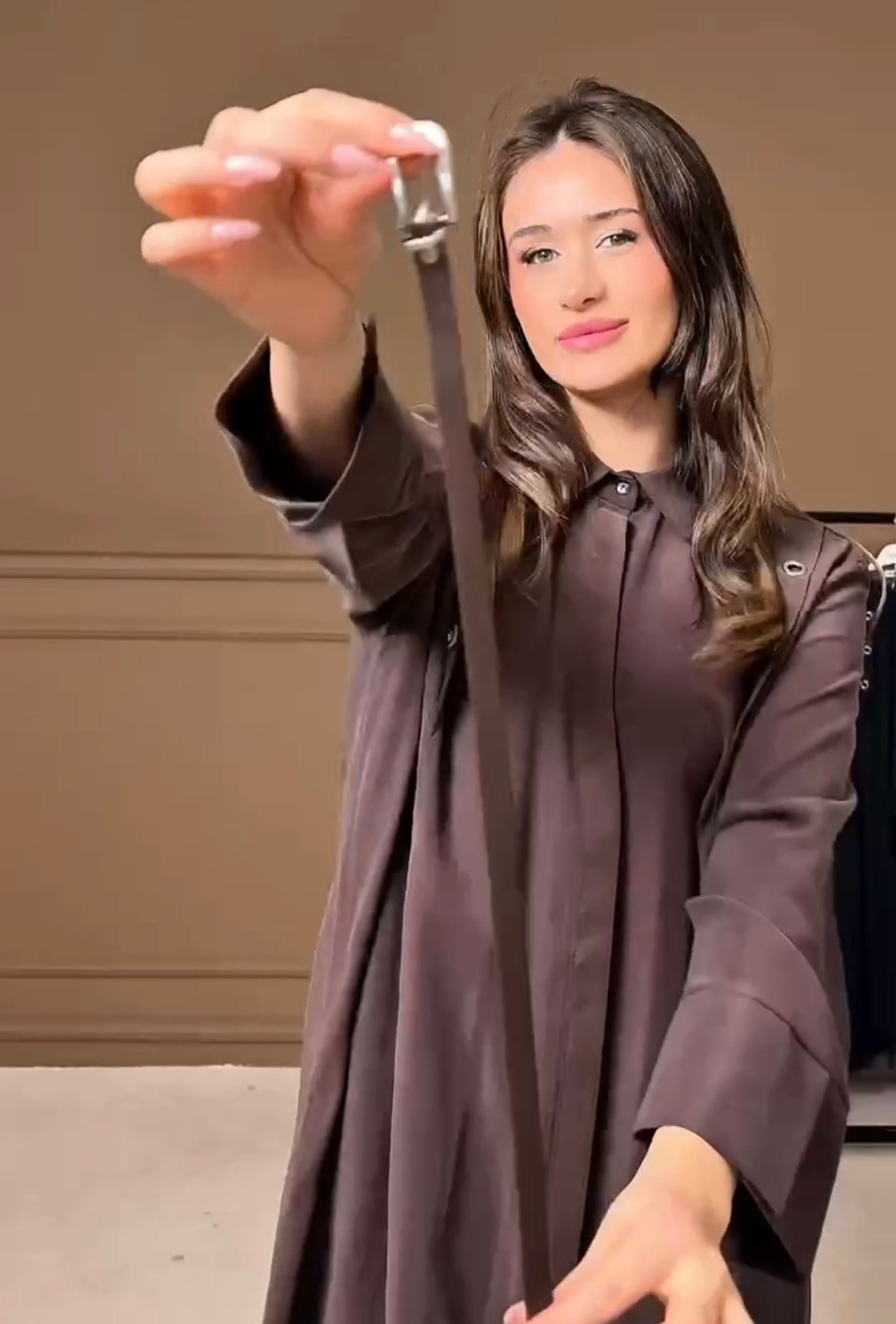 Yeni Sezon Pamuklu Causal Kemerli 2'li Takim Şık & Zarif Tunik Pantolon