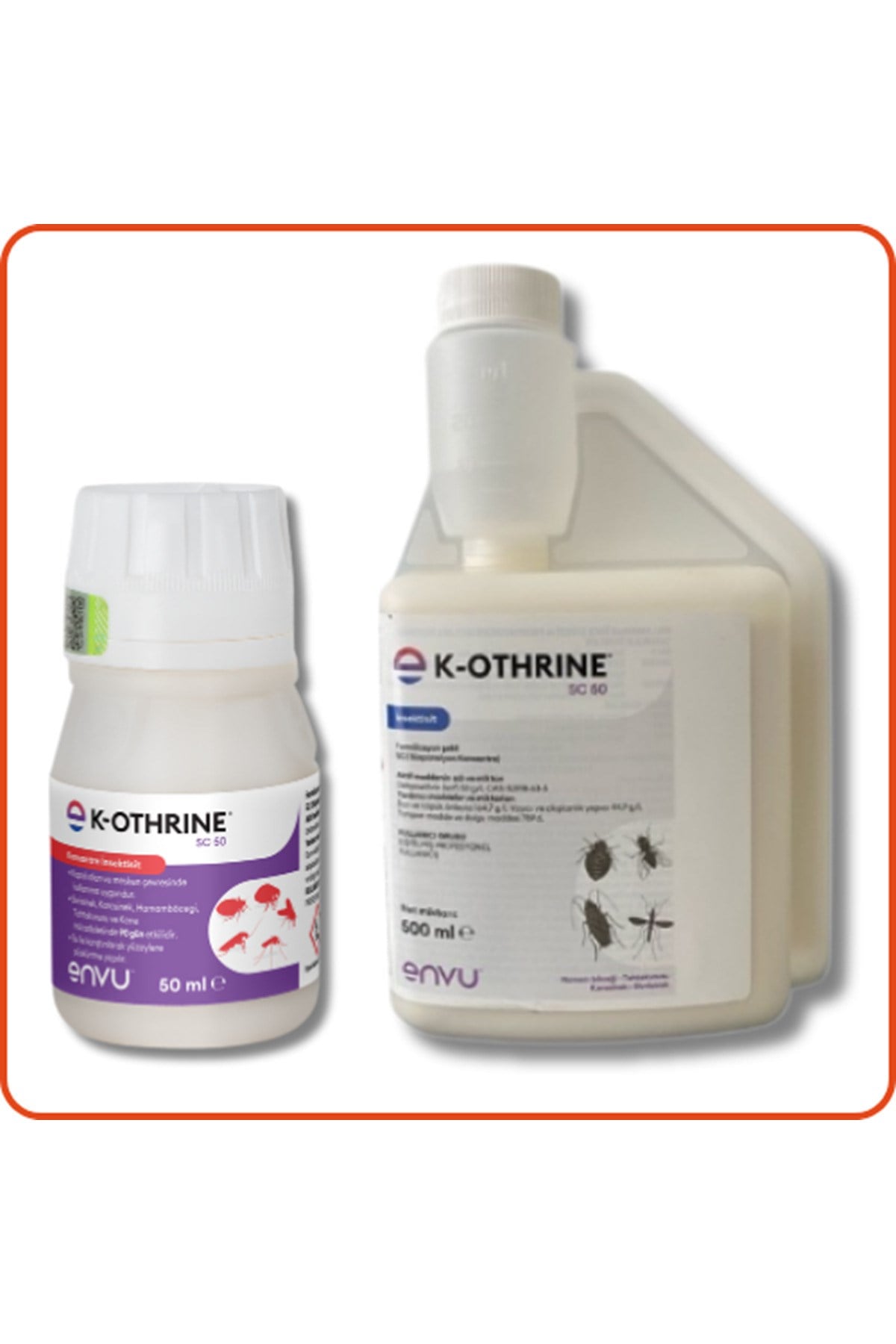 -Envu K-othrine SC 50 Kokusuz Haşere böcek sinek kene Öldürücü | 50 ml