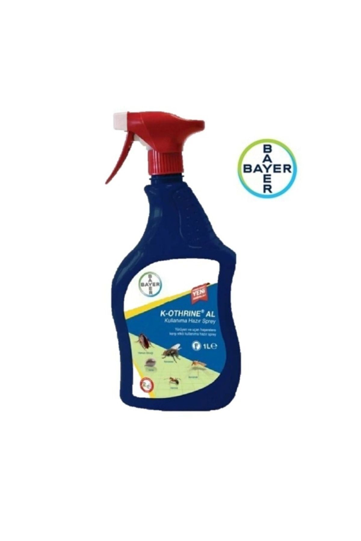 1 Lt Mega Tarım K-othrine Al Solüsyon Kullanıma Hazır Pompalı Haşere Spreyi 1000 ml