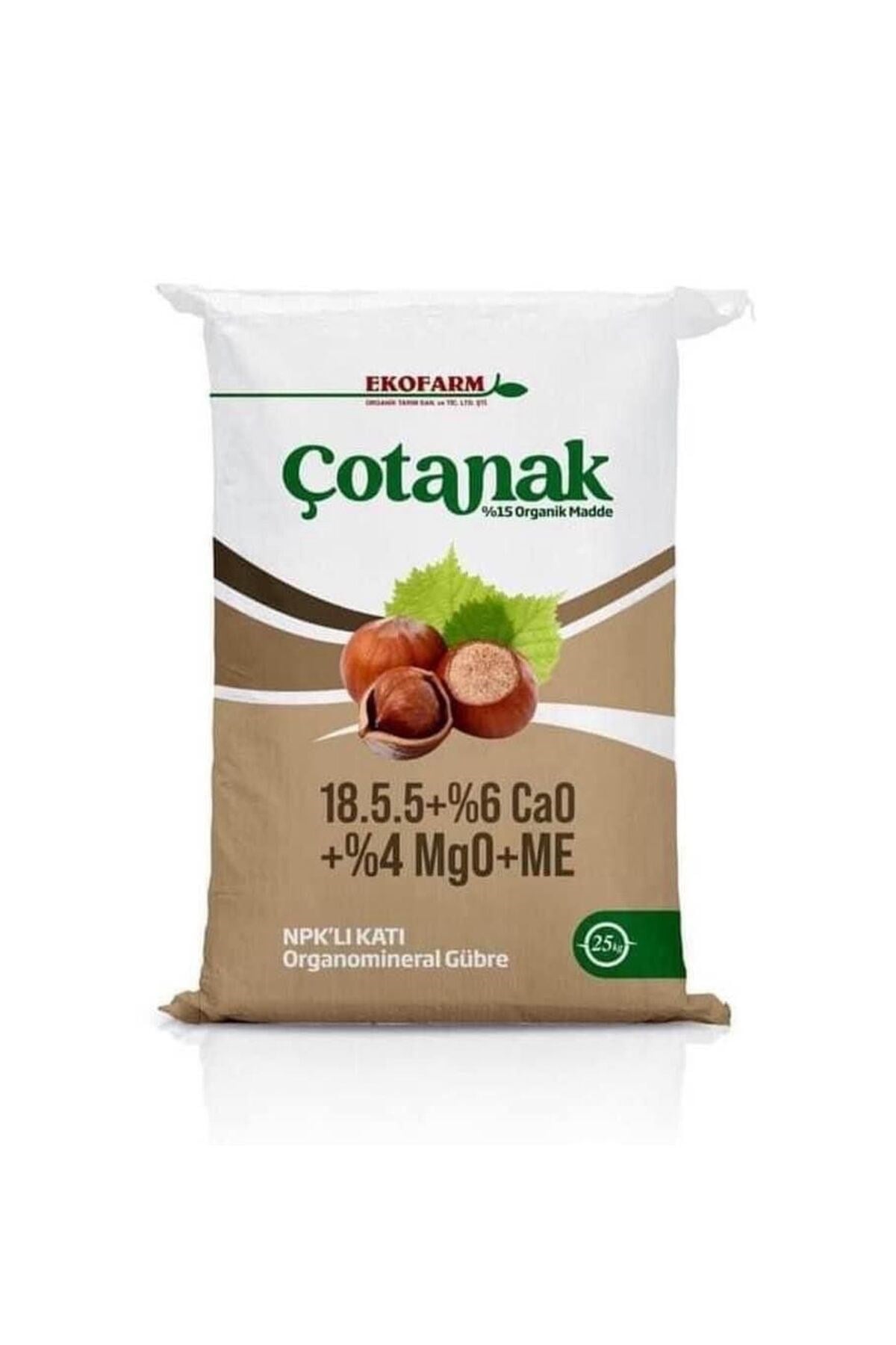 18-5-5 (+15 Organik Madde+ 6 Ca + 4 Mg + ÇİNKO ) Ekofarm Mega Tarım Gübre