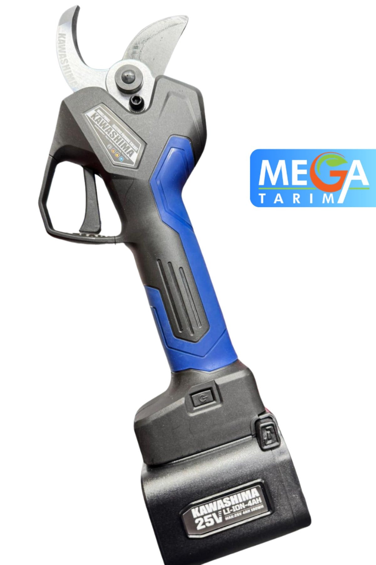 45MM Akülü Budama Makası 25 Volt 4 Ah 100WH Özel Üretim 12 Saat Çalışma Süresi