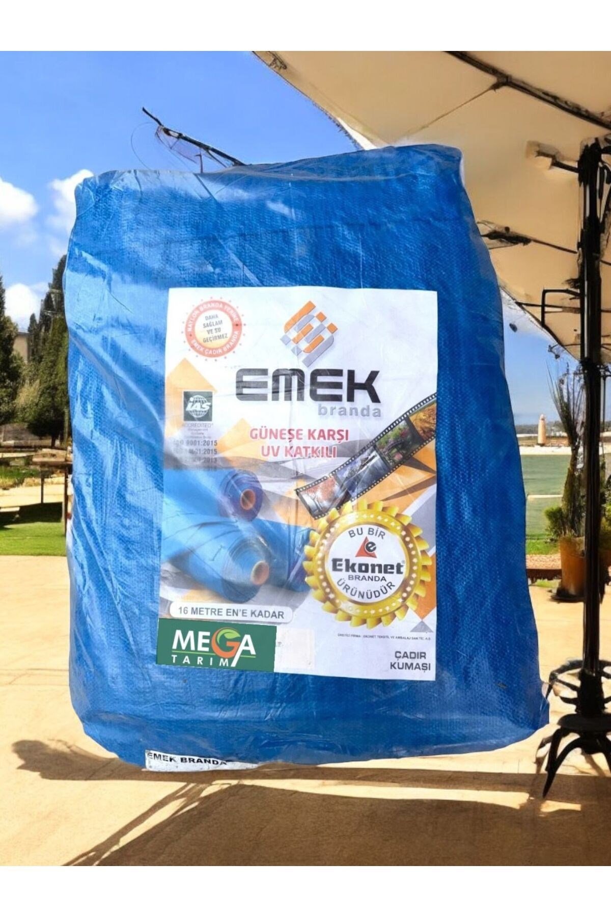 Ekonet Mavi Su Geçirmez Çadır Brandası 3x4