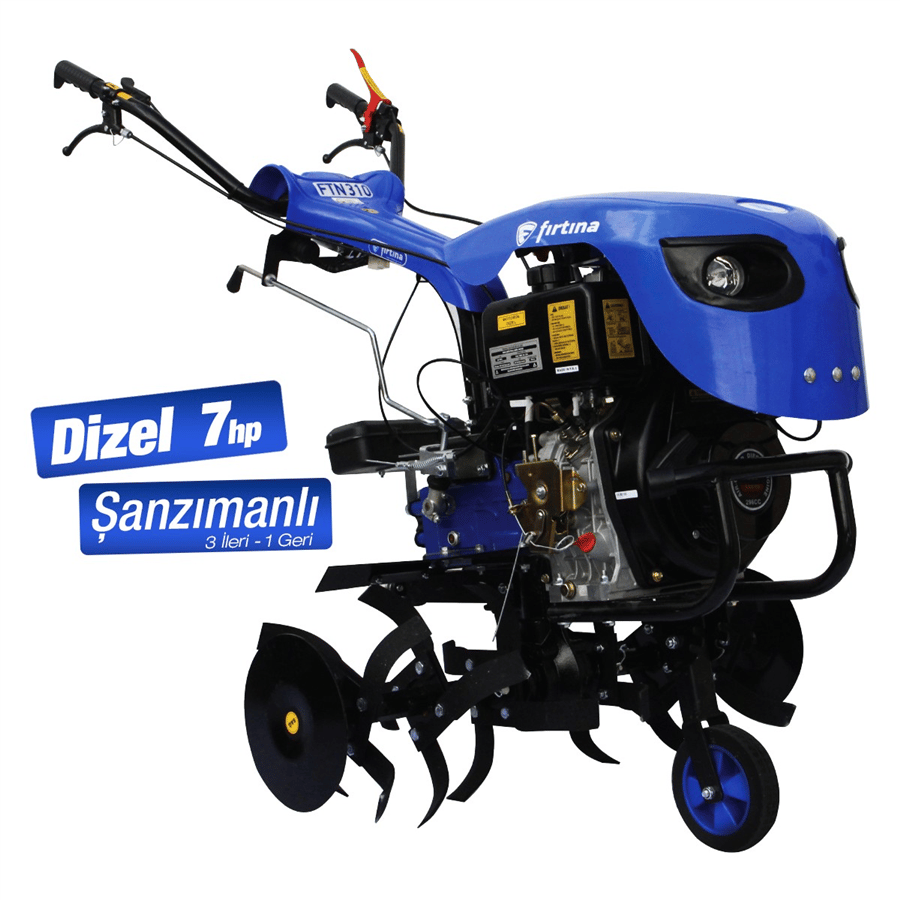 Fırtına Ftn 310 7 Hp Ipli Çapa Makinesi Dizel