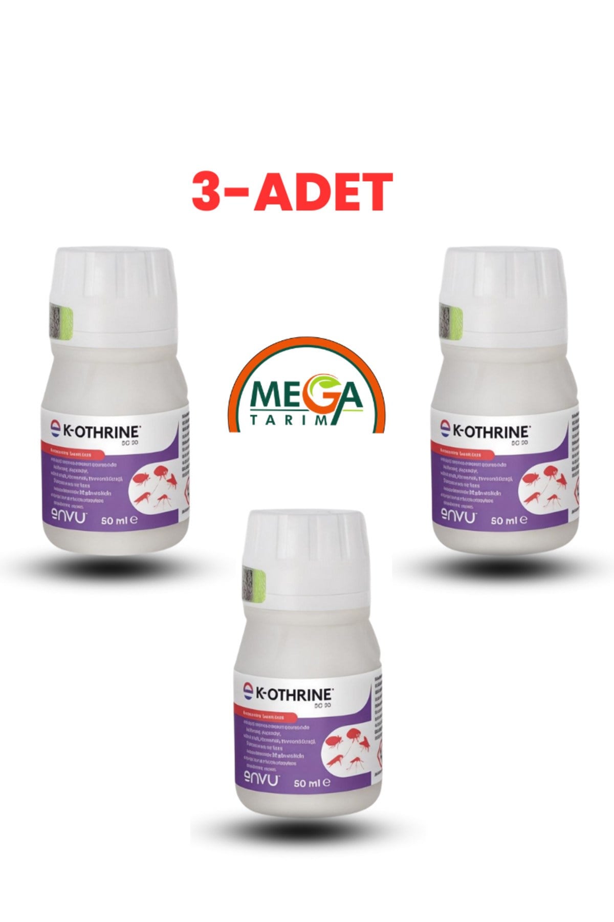 K-othrine Sc50 3 Adet Haşere, Hamamböceği,tahta Kurusu, Gümüş SKT 2028