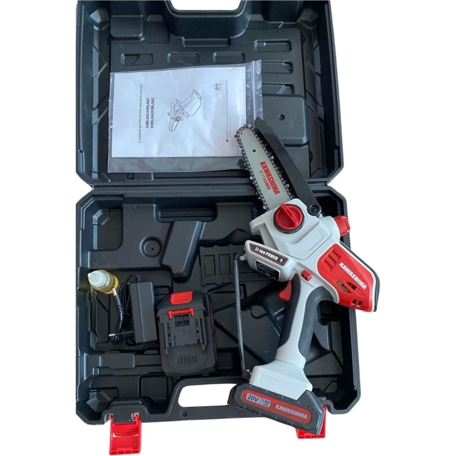 Kawashima Çift Akülü Budama Testeresi 1,1 hp Motor Gücü ve 20 cm Boyu ile Profesyonel Kullanım