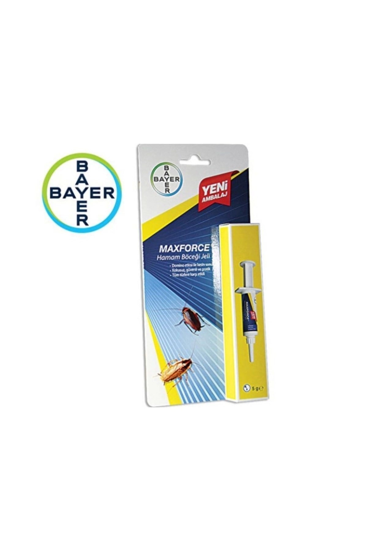 Maxforce Hamam Böceği Jeli 5GR Kalorifer Alman Yemi Kalıcı etkili