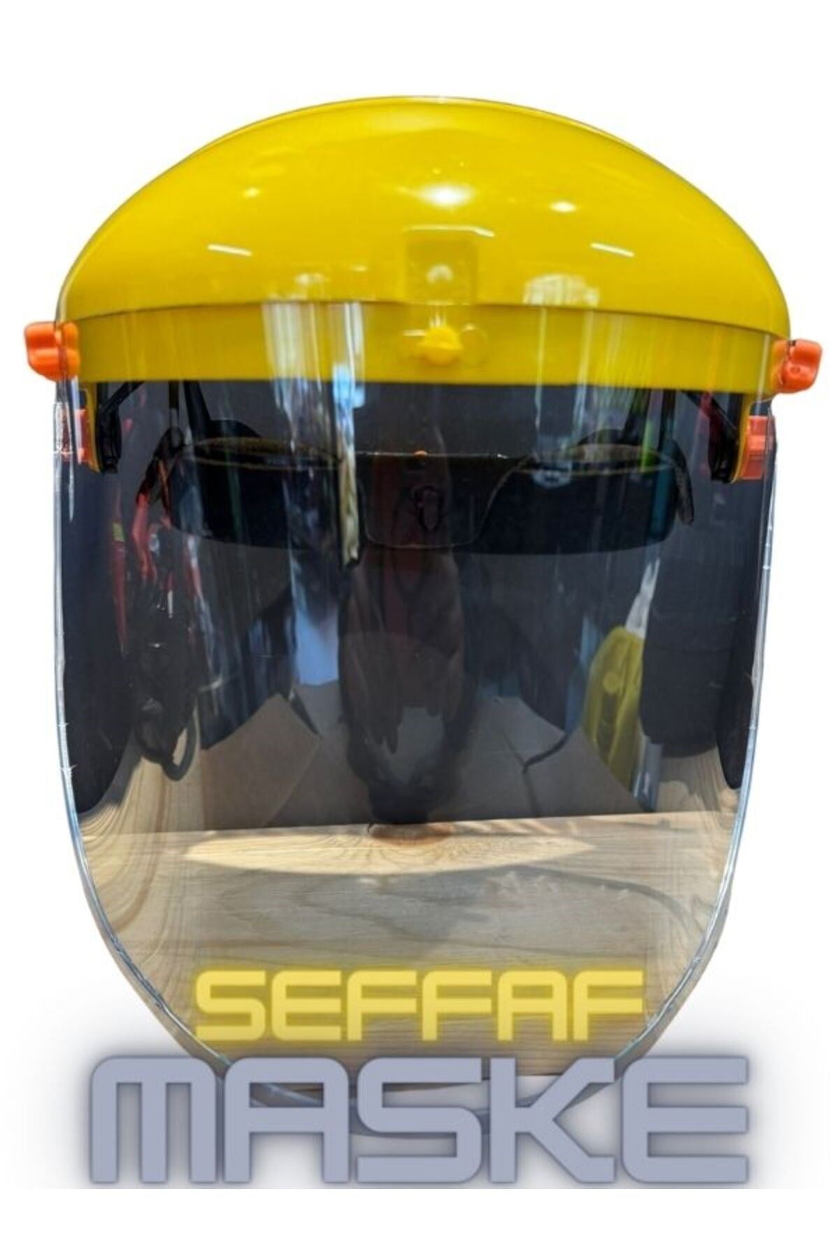 Tırpan Motoru Koruyucu Şeffaf Maske 1.Sınıf Malzeme Kolay Kırılmaz Mega Tarım