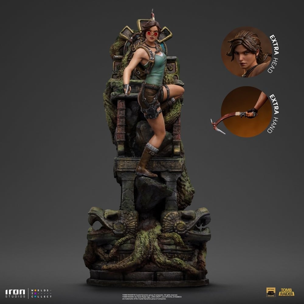 Lara Croft Deluxe Figür - Tomb Raider Figür - Art Scale 1/10 - Iron Studios