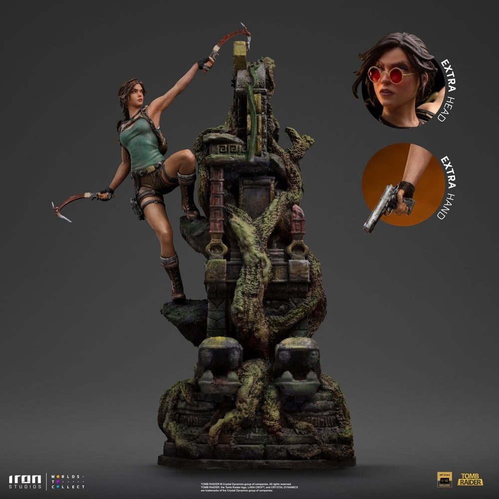 Lara Croft Deluxe Figür - Tomb Raider Figür - Art Scale 1/10 - Iron Studios