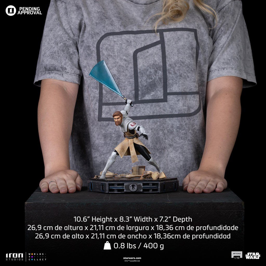 Obi-Wan Kenobi Figür – Star Wars: Clone Wars - Art Scale 1/10 - Iron Studios