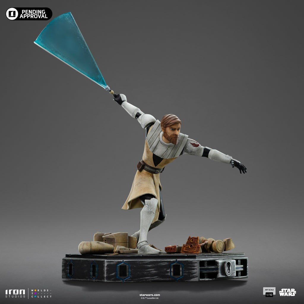 Obi-Wan Kenobi Figür – Star Wars: Clone Wars - Art Scale 1/10 - Iron Studios
