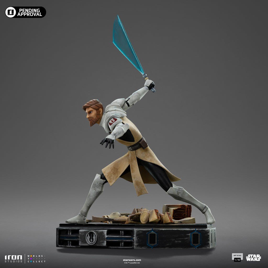 Obi-Wan Kenobi Figür – Star Wars: Clone Wars - Art Scale 1/10 - Iron Studios