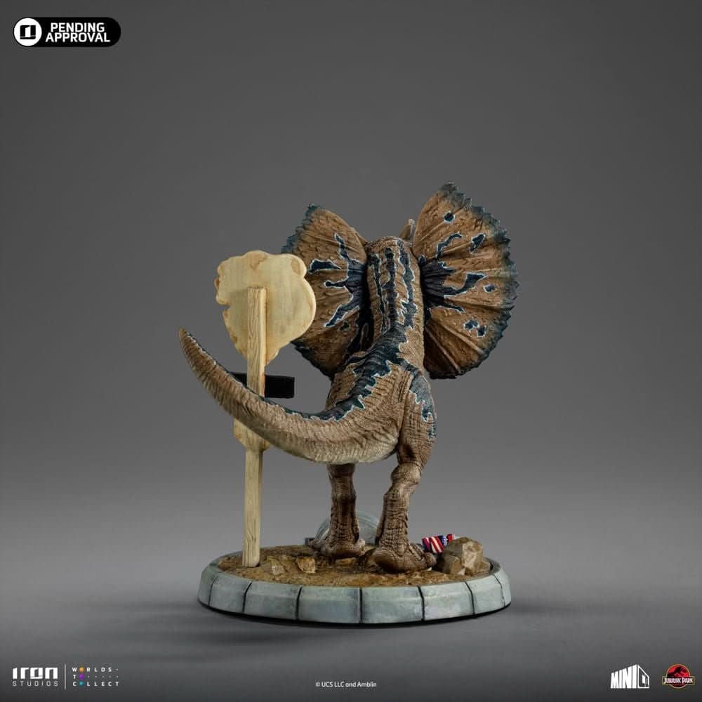 Statue - Statue Dilophosaurus - Jurassic Park - MiniCo - Iron Studios