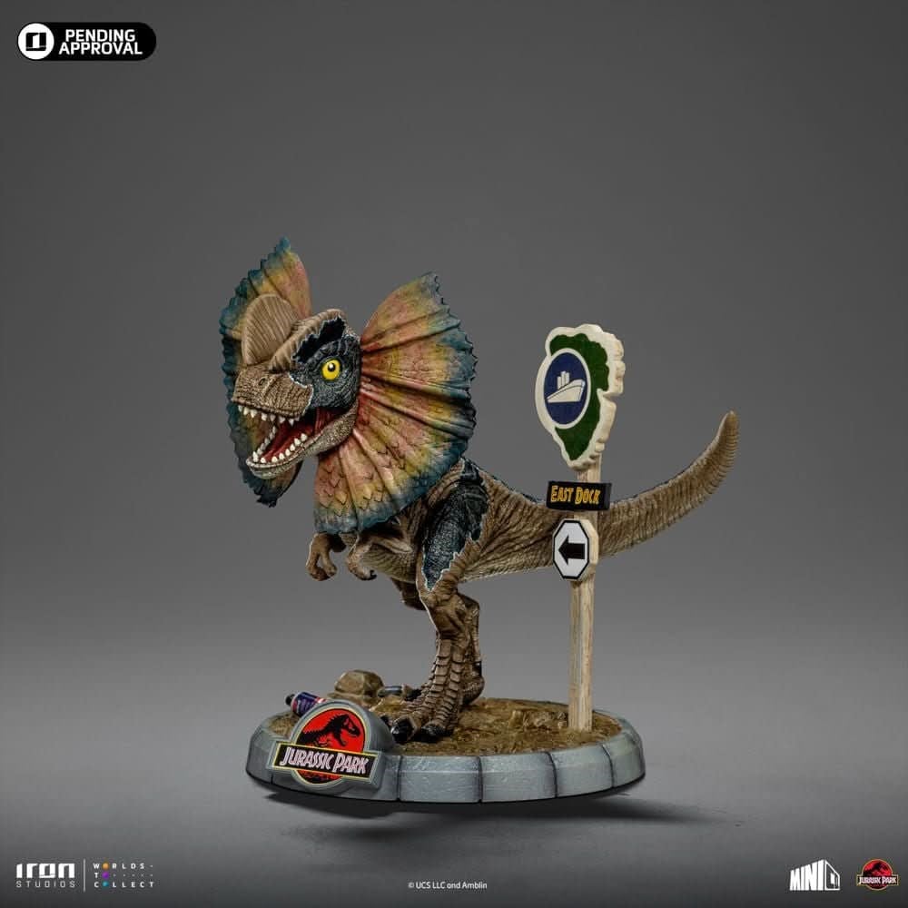 Statue - Statue Dilophosaurus - Jurassic Park - MiniCo - Iron Studios