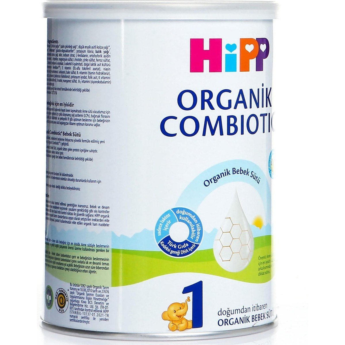 1 Organik Combiotic Bebek Sütü 350gr 12 Adet