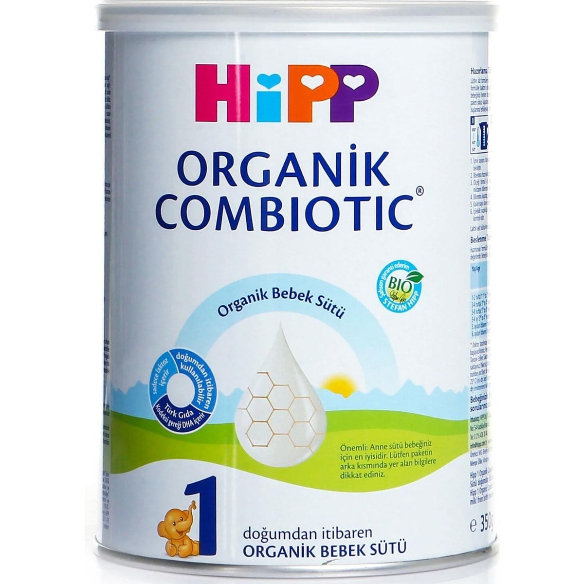 1 Organik Combiotic Bebek Sütü 350gr 4 Adet
