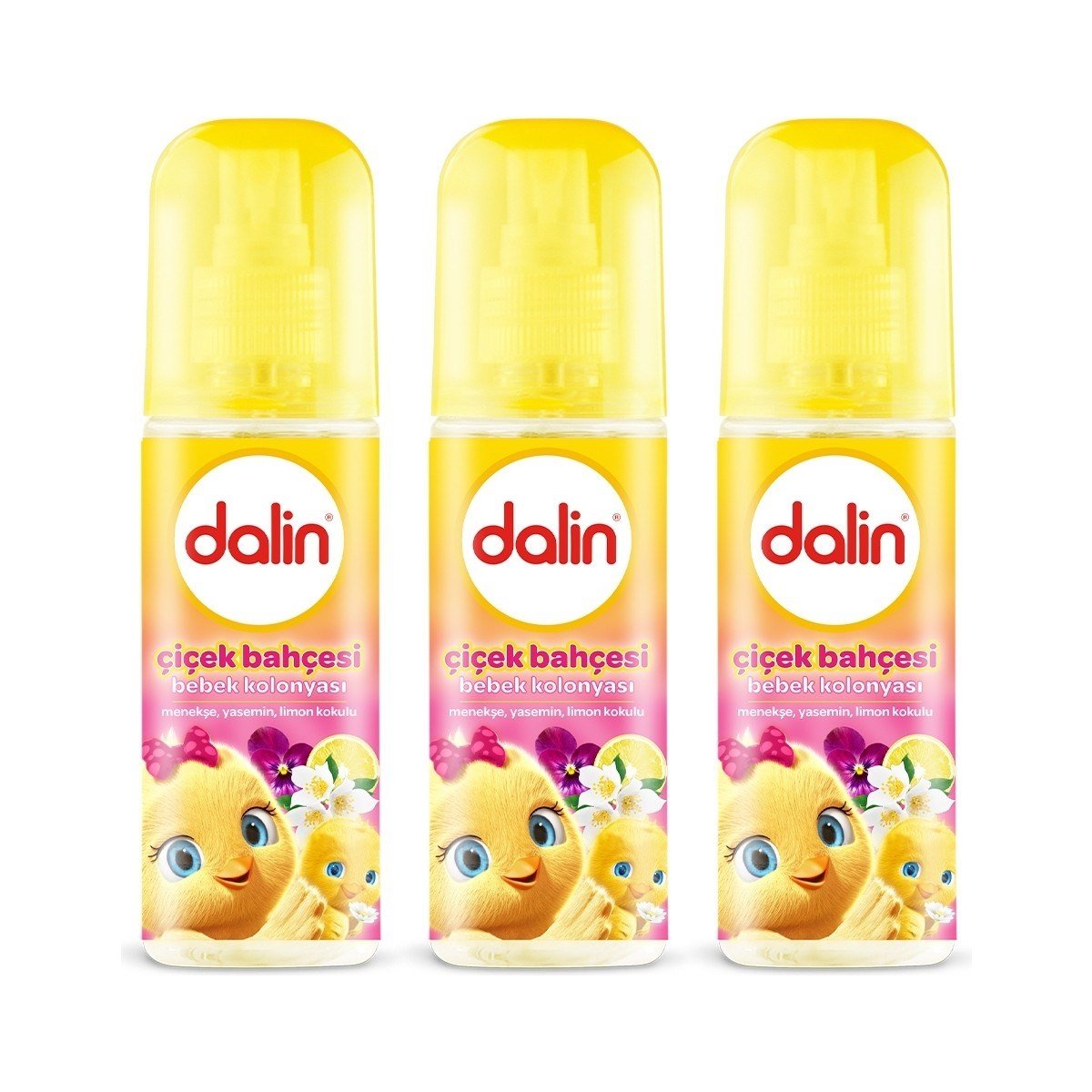 Bebek Kolonyası Çiçek Bahçesi 150 ml x 3 Adet