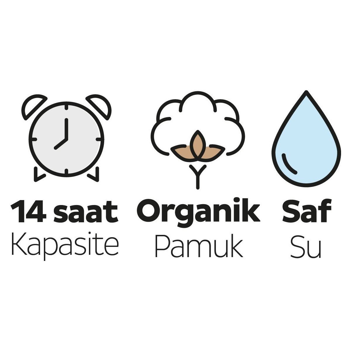 Natural Haftalık Paket Bebek Bezi 7 Numara Xxlarge 14 Adet