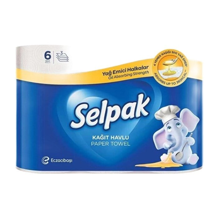 Selpak 6'lı Extra Kağıt Havlu