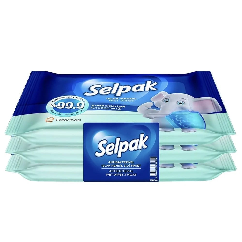 Selpak Antibakteriyel Islak Cep Mendili 3x15
