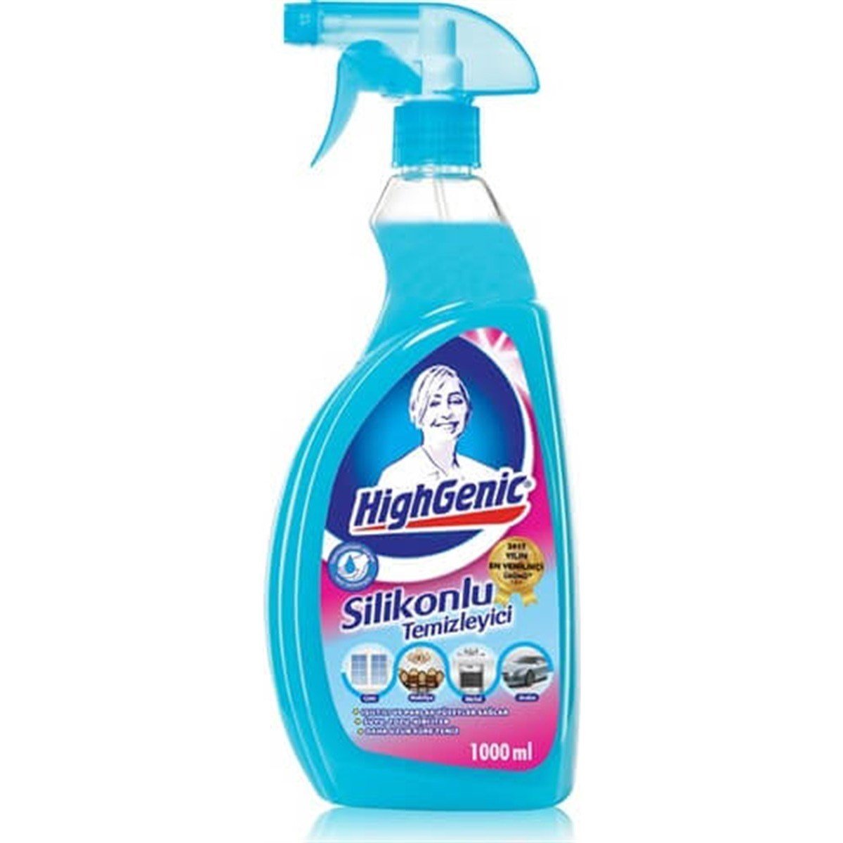 Silikonlu Temizleyici 1000 ml Güçlü Temizlik Etkisi ile Kokusuz Kullanım