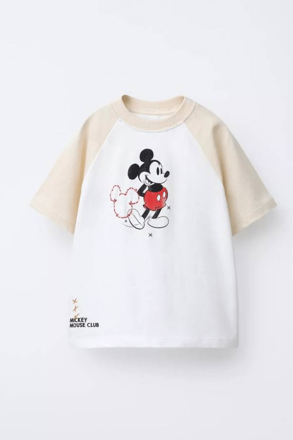 Çocuk Mickey Baskılı Tişört ve Baggy Pantolon Takım | Noblekids