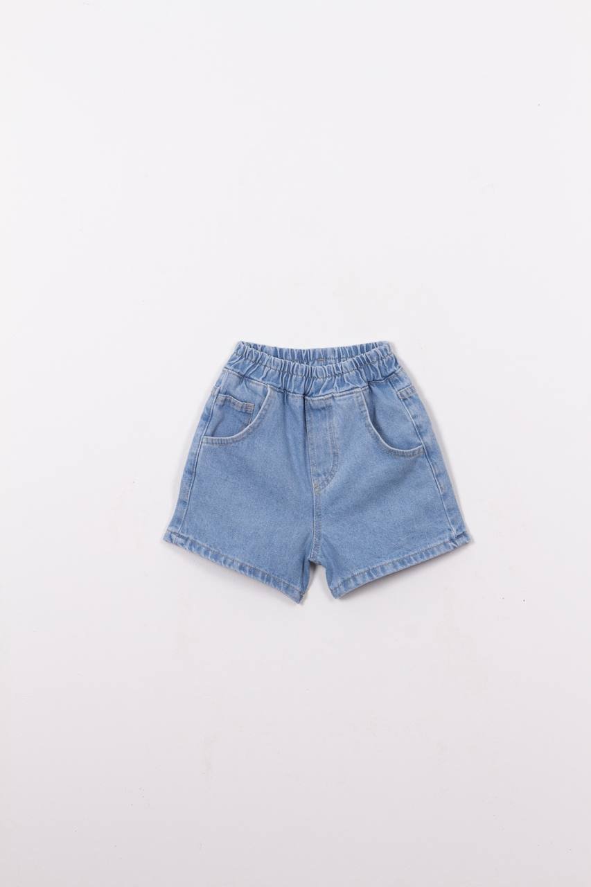 Denim Şort - Açık Mavi