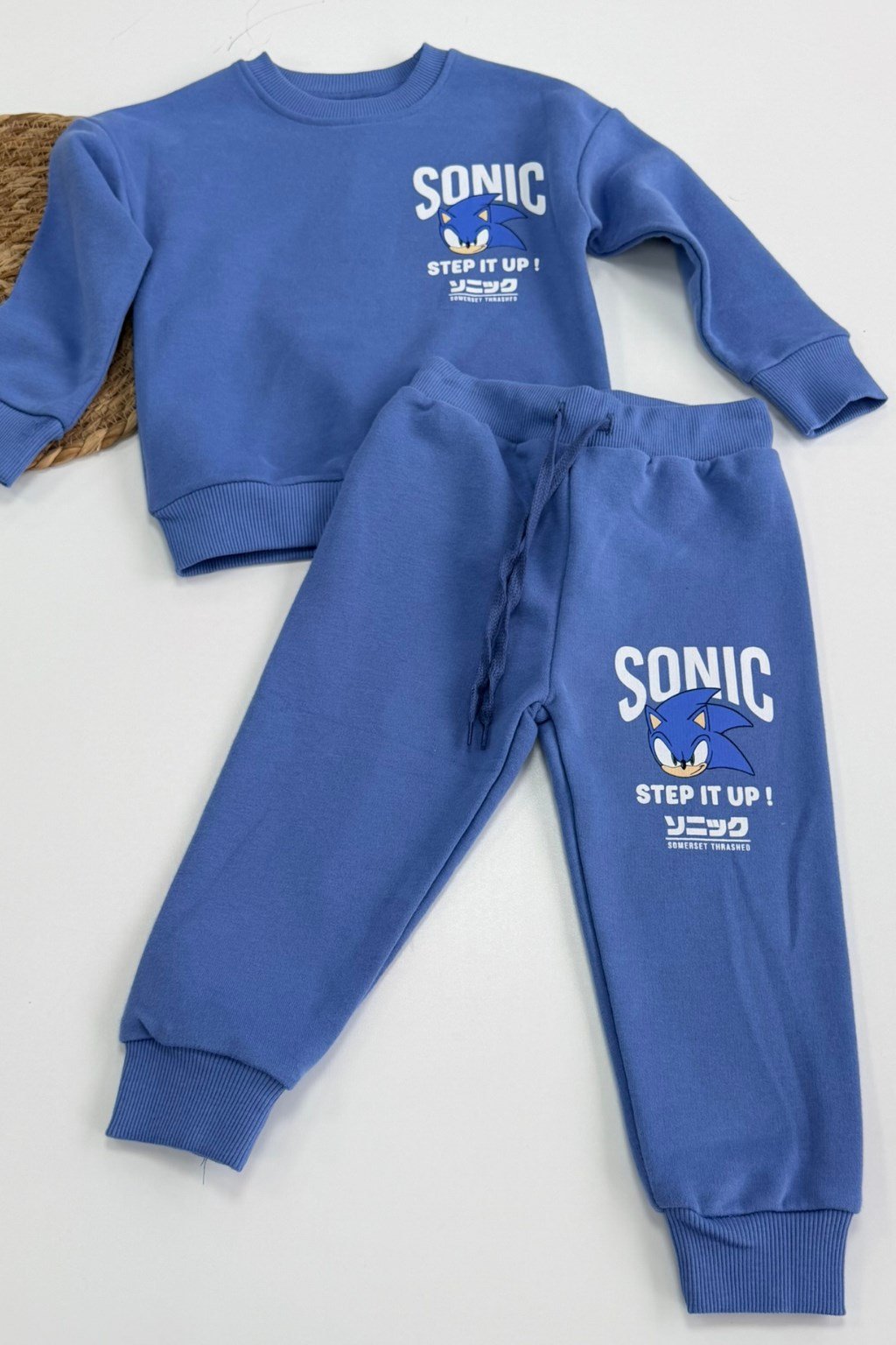 Erkek Çocuk Sonic Baskılı Eşofman Takım