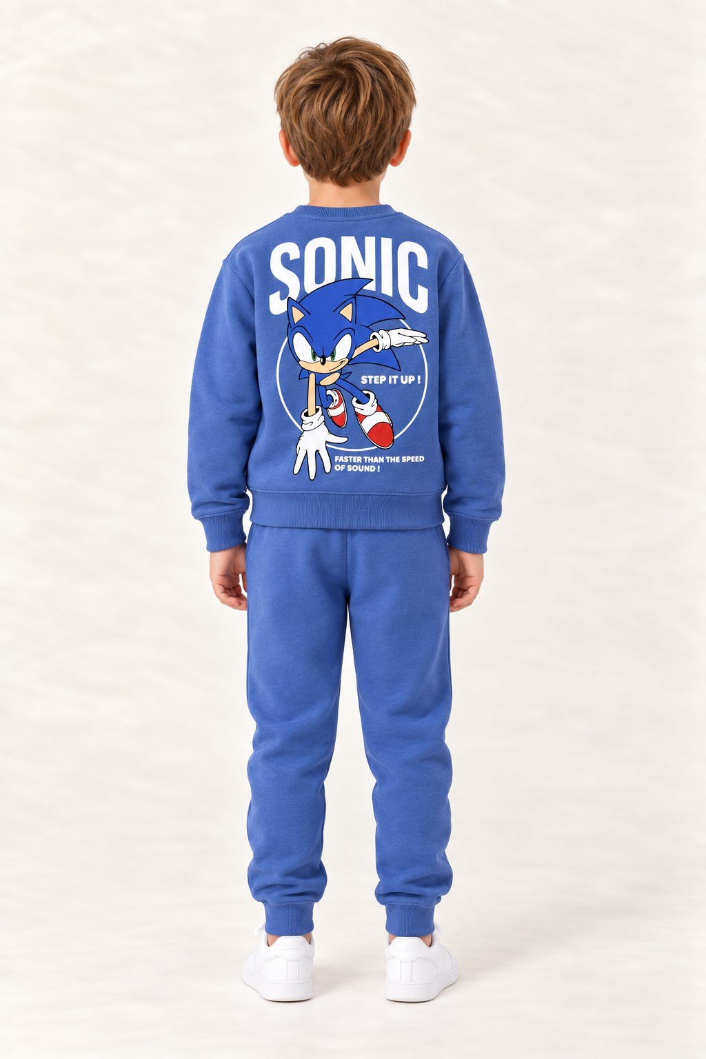 Erkek Çocuk Sonic Baskılı Eşofman Takım