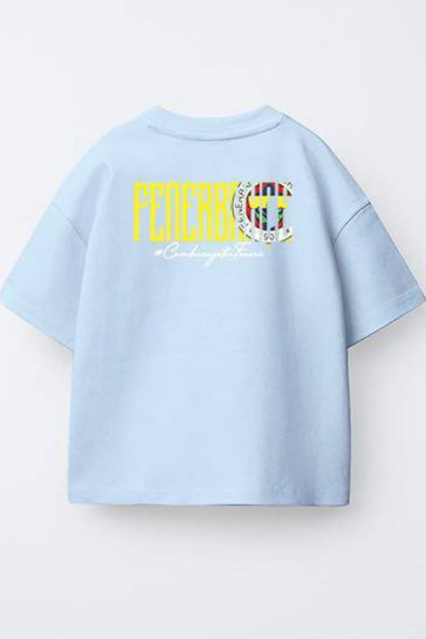 Erkek - Kız Çocuk Fenerbahçe TaraftarTshirt Mavi
