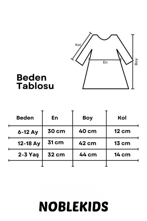 Kız Bebek Gül Detaylı Elbise Lila | Noblekids