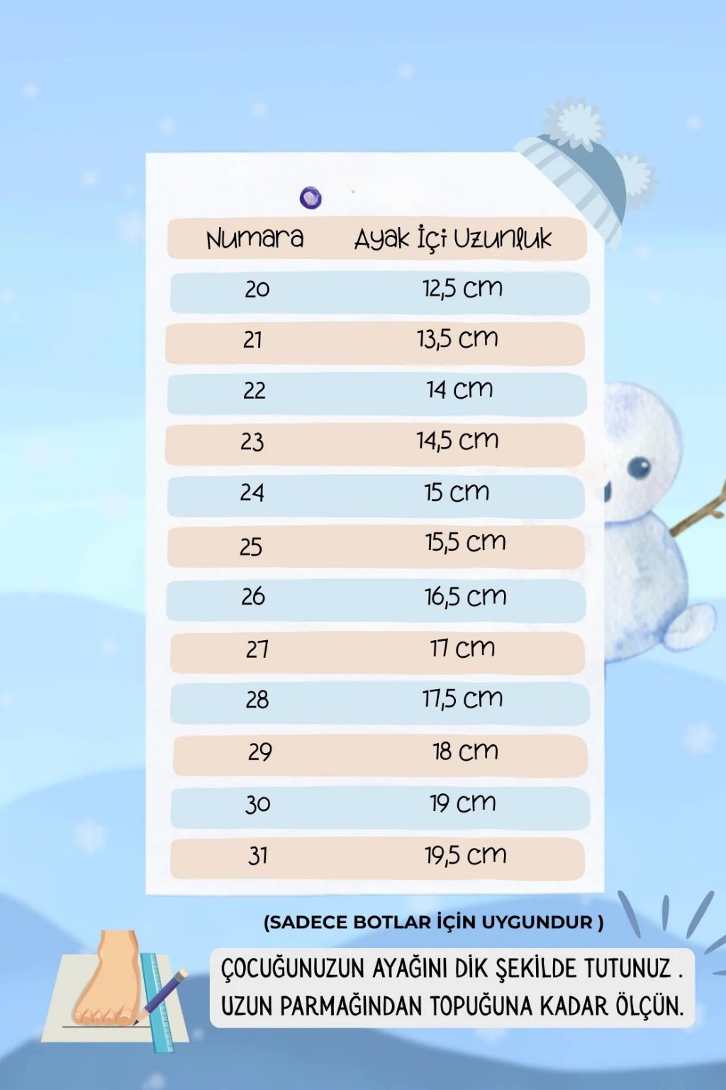 Kız Çocuk Ortopedik Kaymaz Taban Bot Pudra