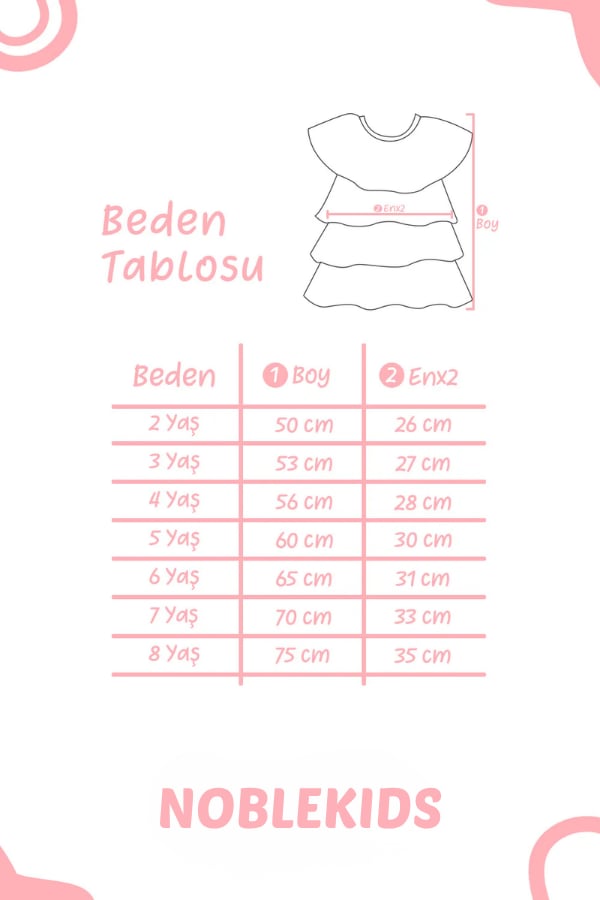Kız Çocuk Yıldız Baskılı Katlı Tül Elbise Estela | Noblekids