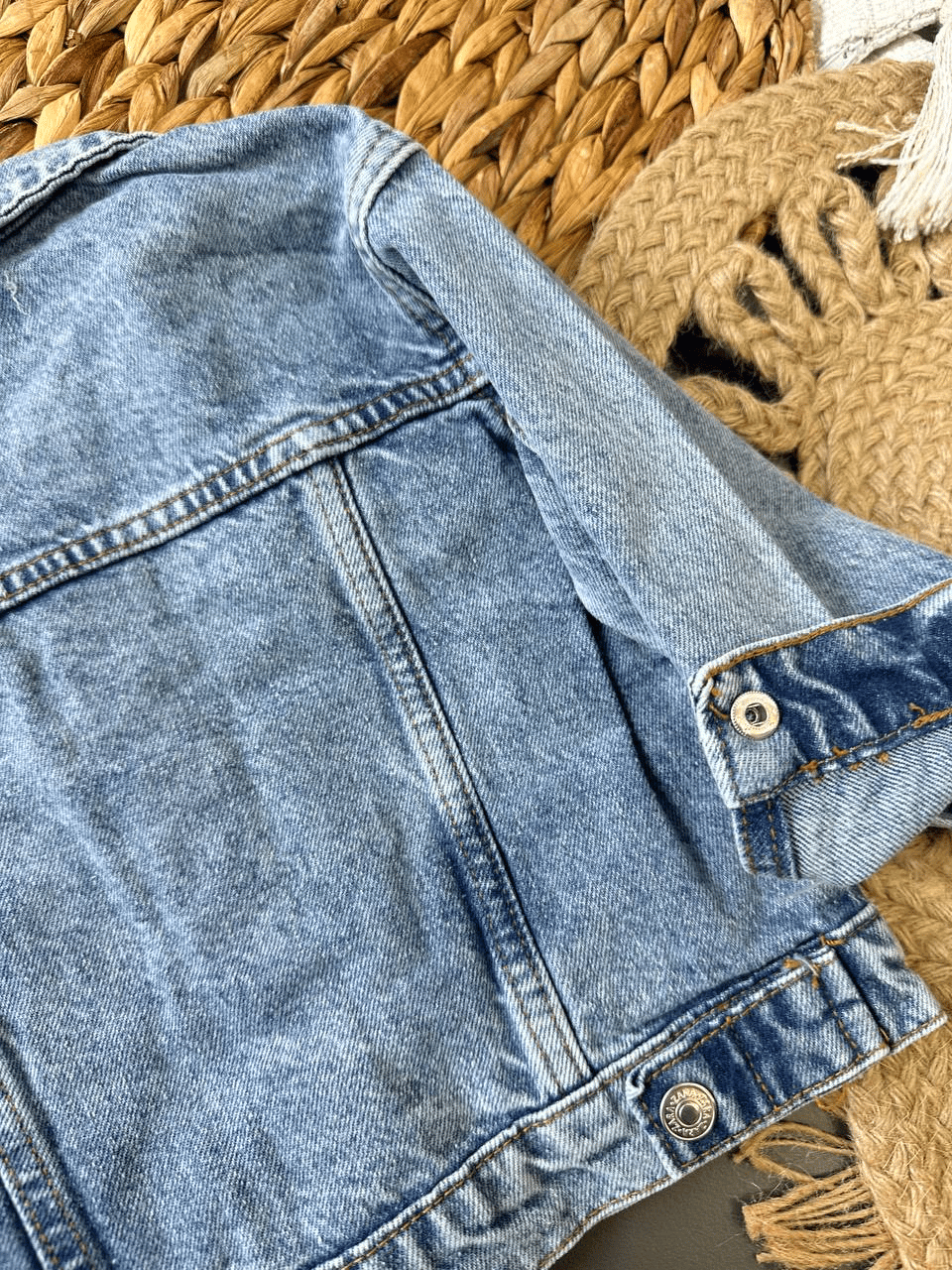 Klasik Mavi Denim Ceket – Unisex, 18 Ay – 6 Yaş