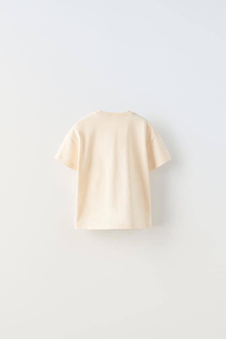 La Ciel Paris Basic Tişört – Krem