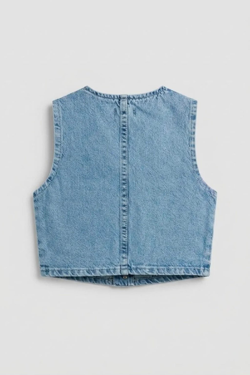 La Ciel Paris Denim Yelek Mavi