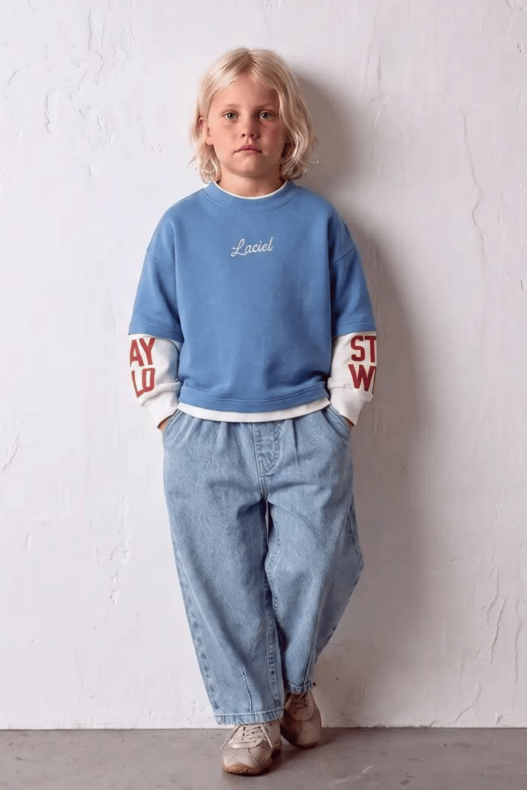 La Ciel Paris Erkek Çocuk Sweatshirt Mavi