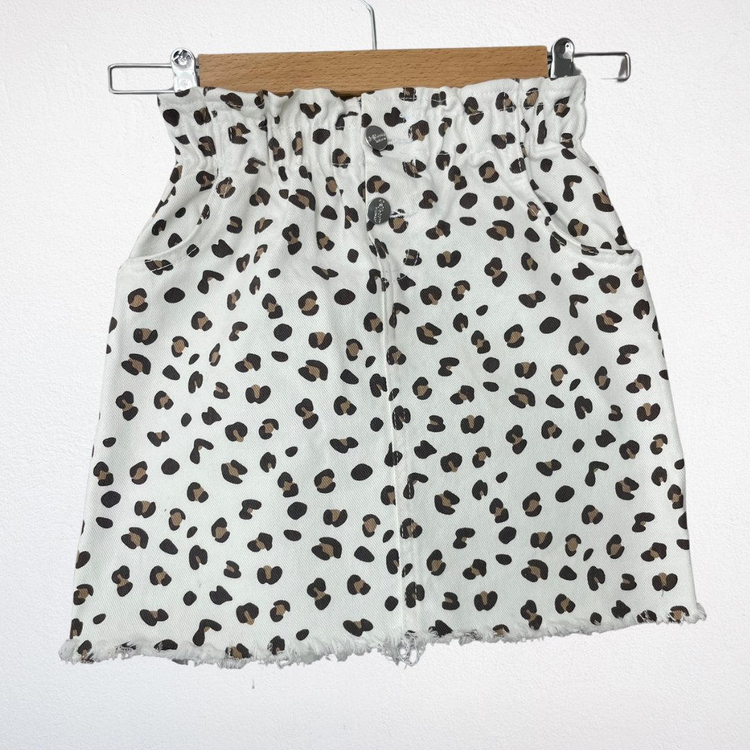 Leopar Desenli Takım – Gömlek & Etek